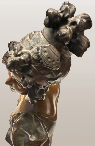 Antique Art Nouveau Victorian Bust