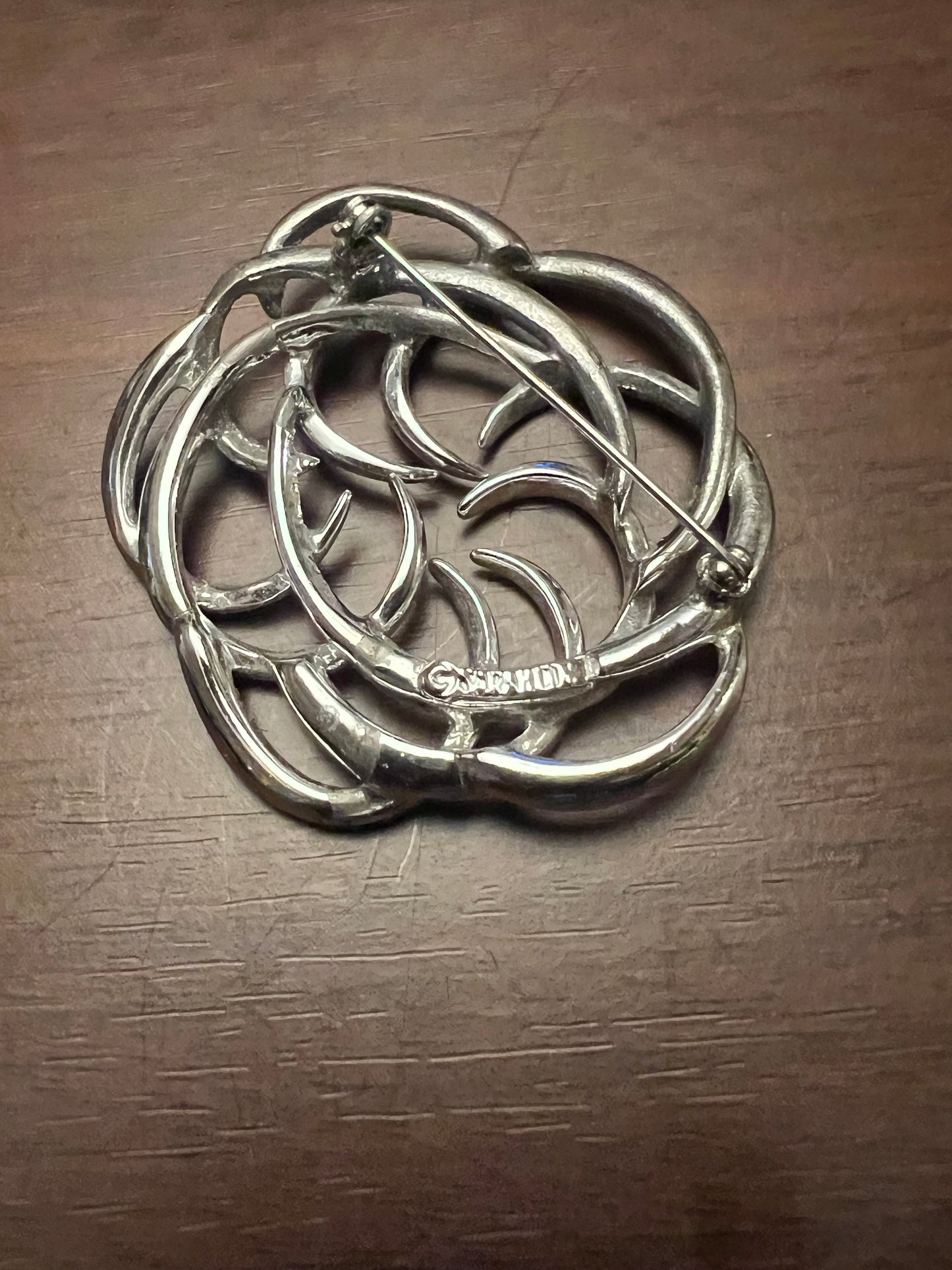 Sarah Coventry "Starburst" silver-tone brooch