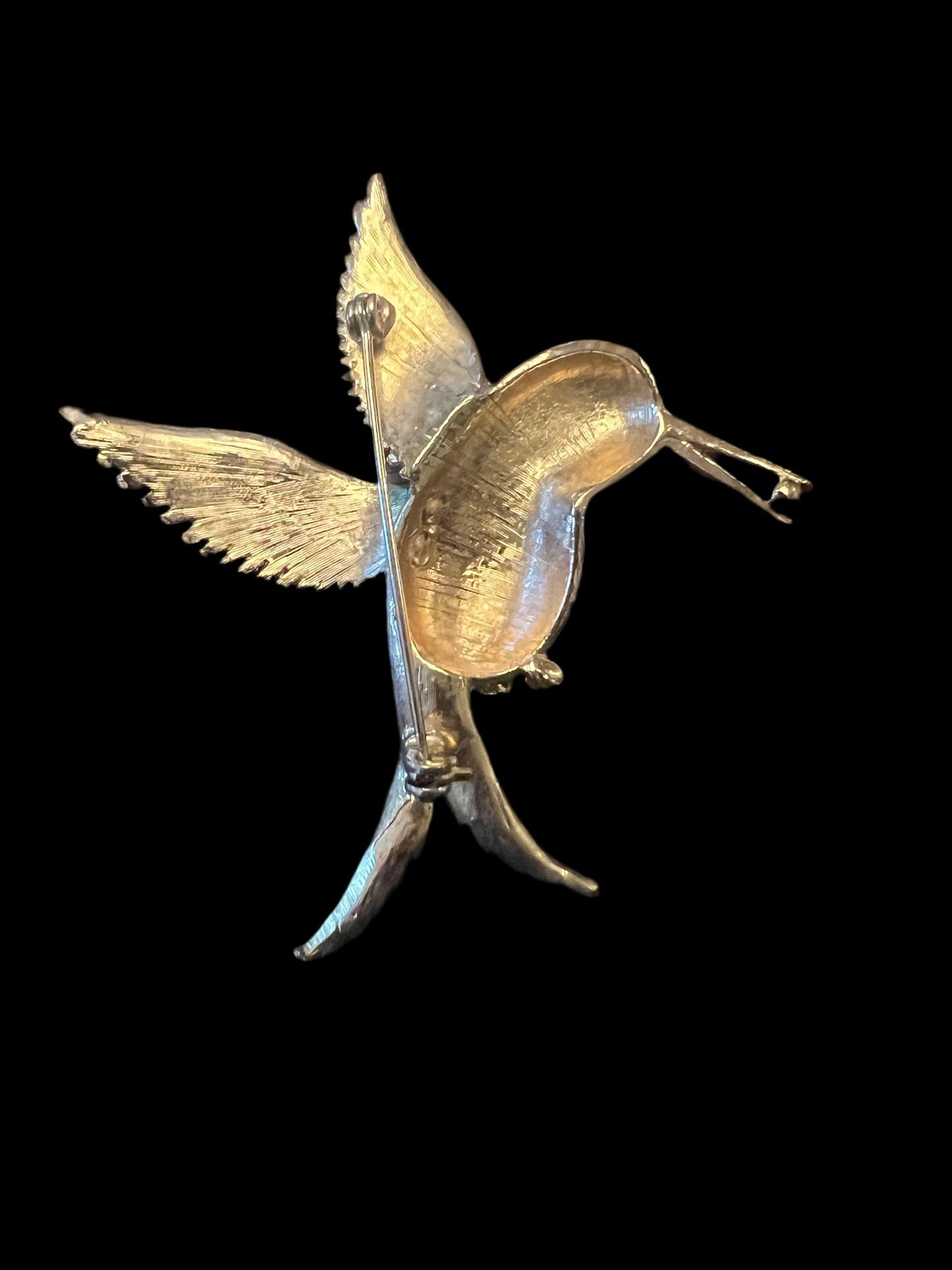 Iridescent Hummingbird Brooch