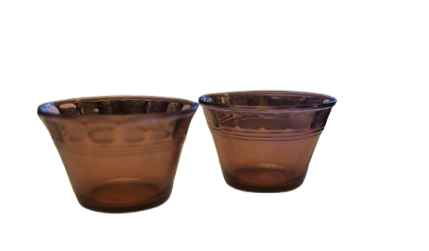Amethyst Custard Cups