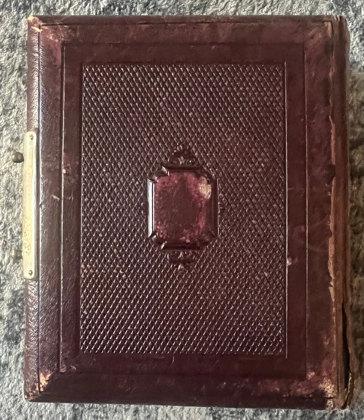 Antique Victorian Photo Album – 1888 – With Tintypes & Collector Cards