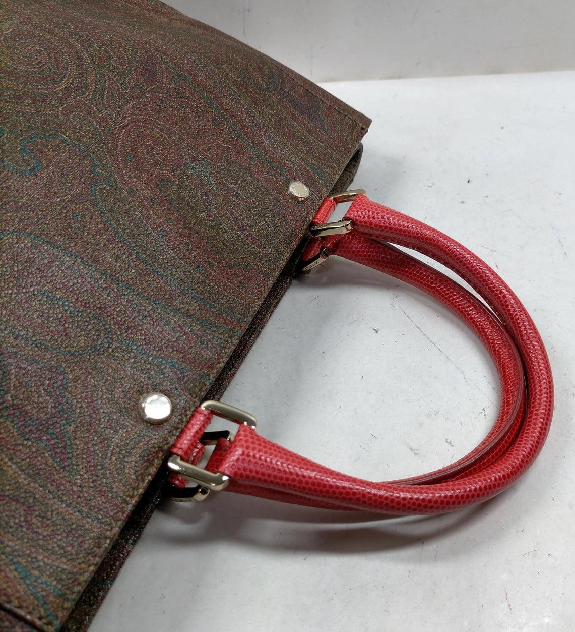 Etro Paisley Top Handle Bag