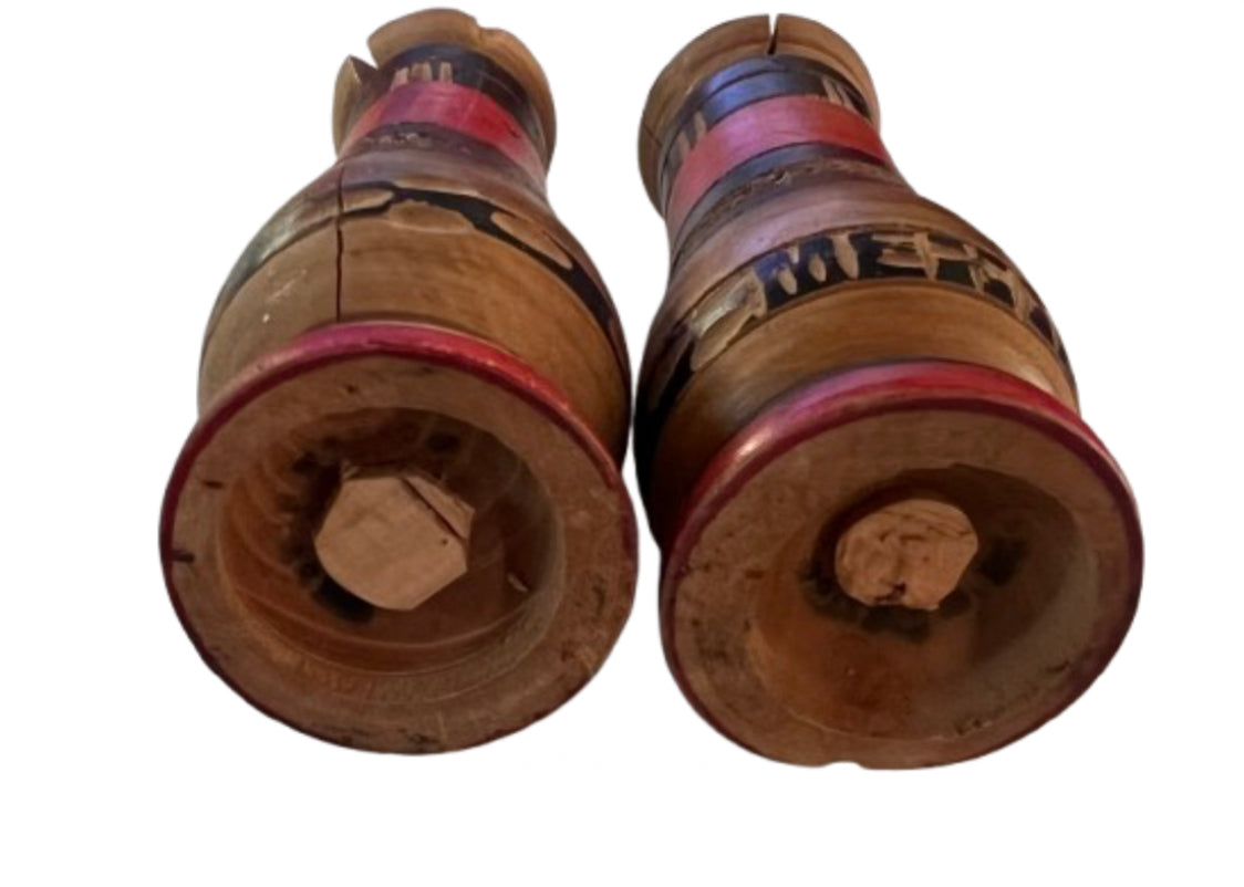 Wooden Salt & Pepper Shakers
