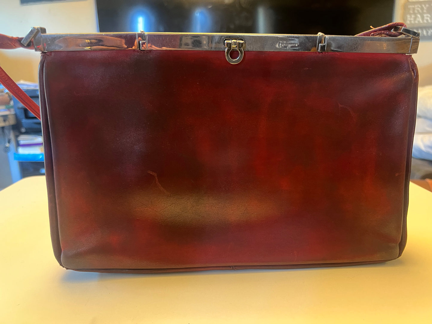 Ferragamo Leather Shoulder Bag
