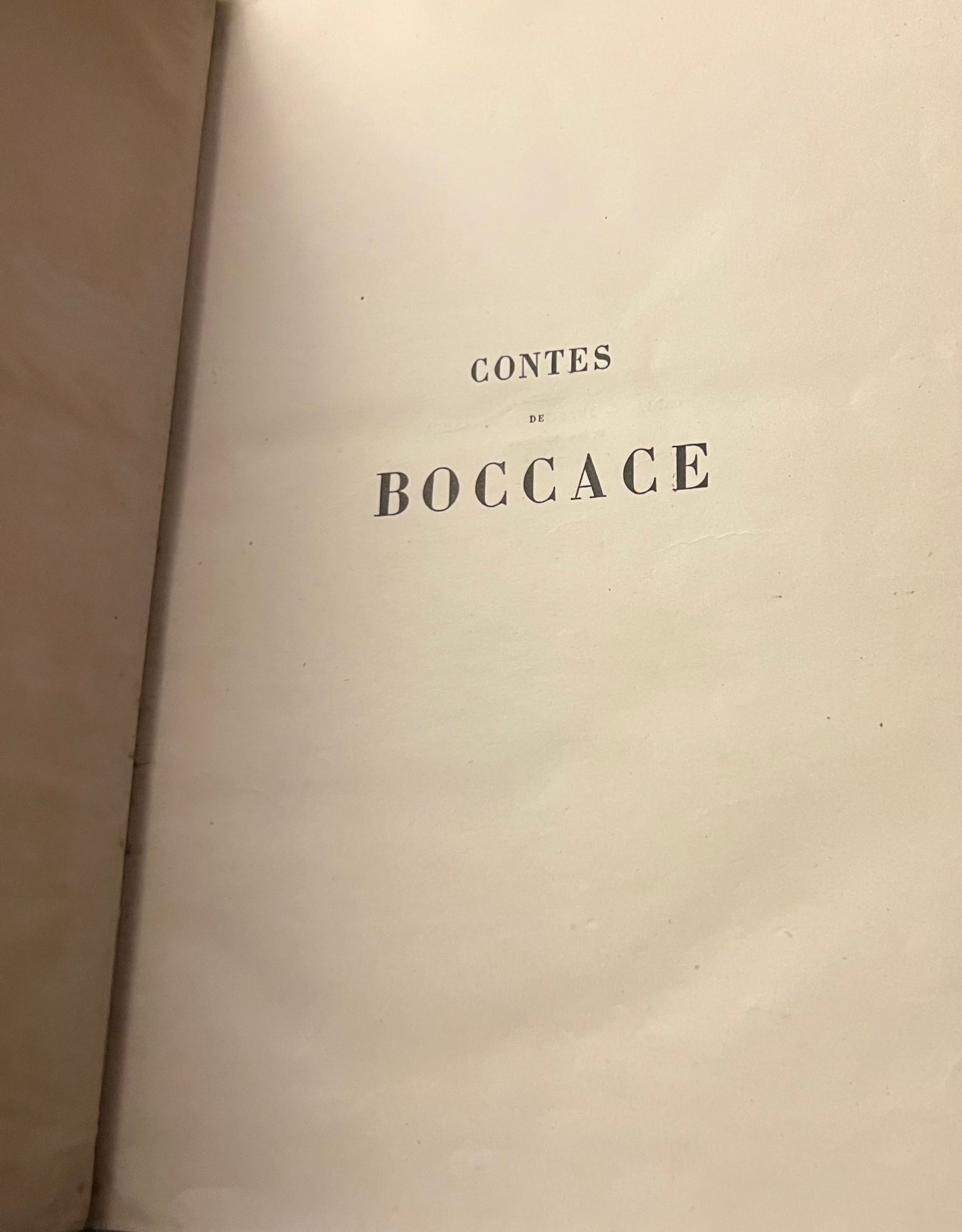 Contes De Boccace Traduction De Sabatier De Castres (1865)