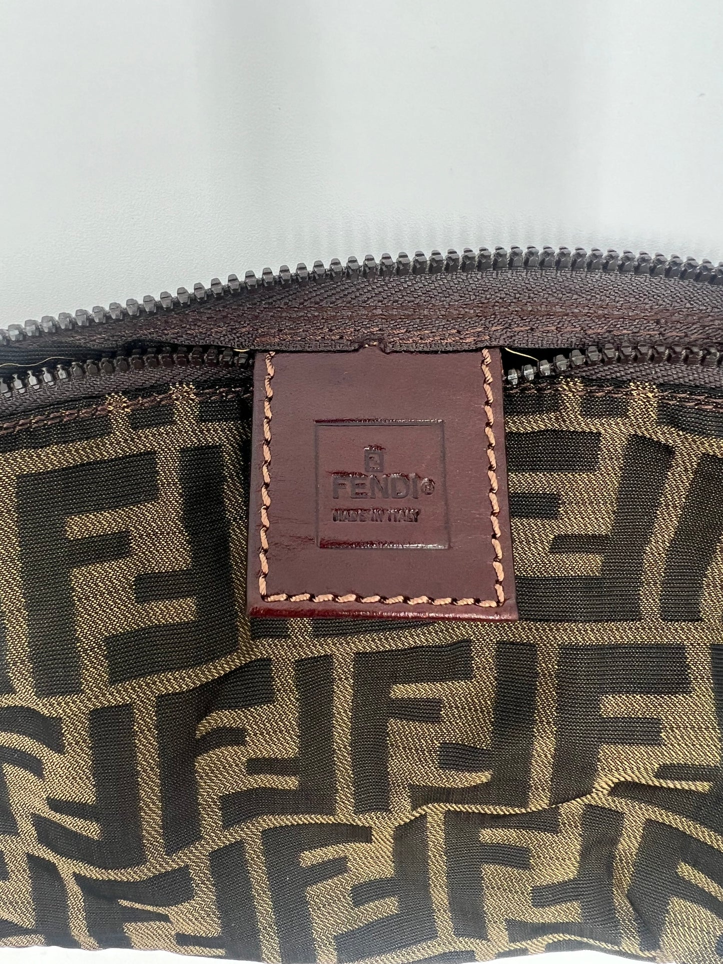 Fendi Zucca Jacquard Micro Bag