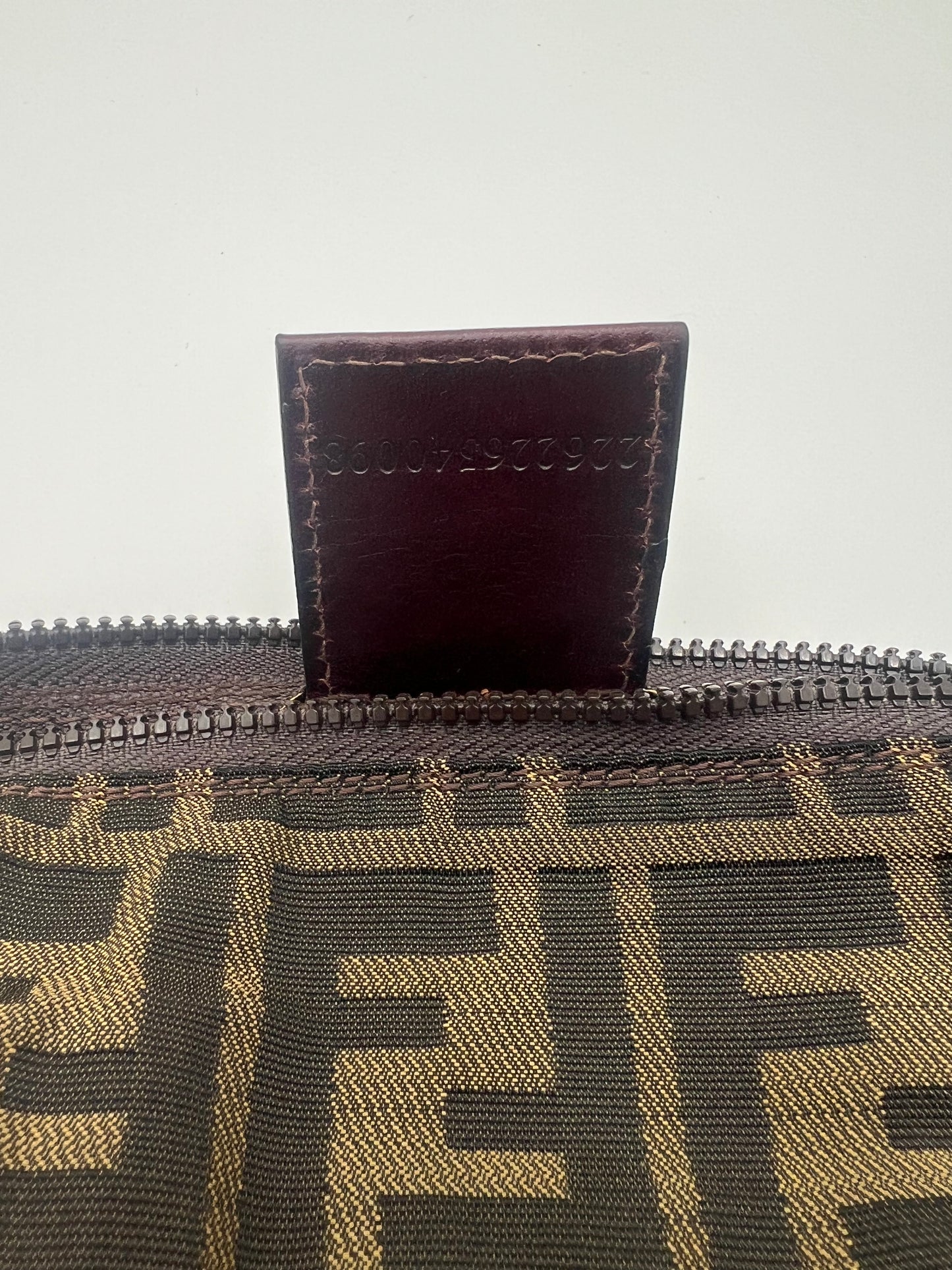 Fendi Zucca Jacquard Micro Bag