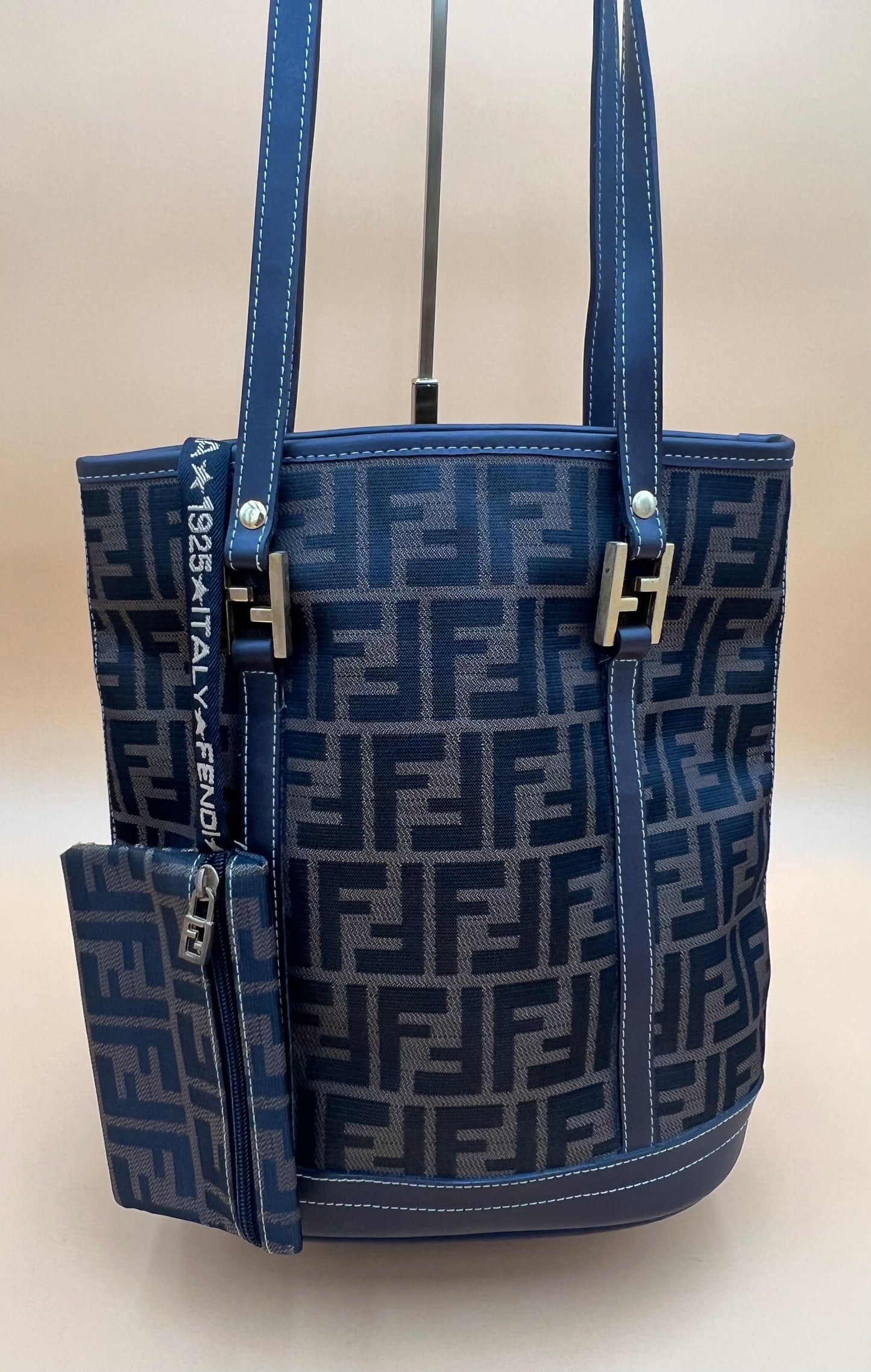 Fendi Zucca Jacquard Tote Bag