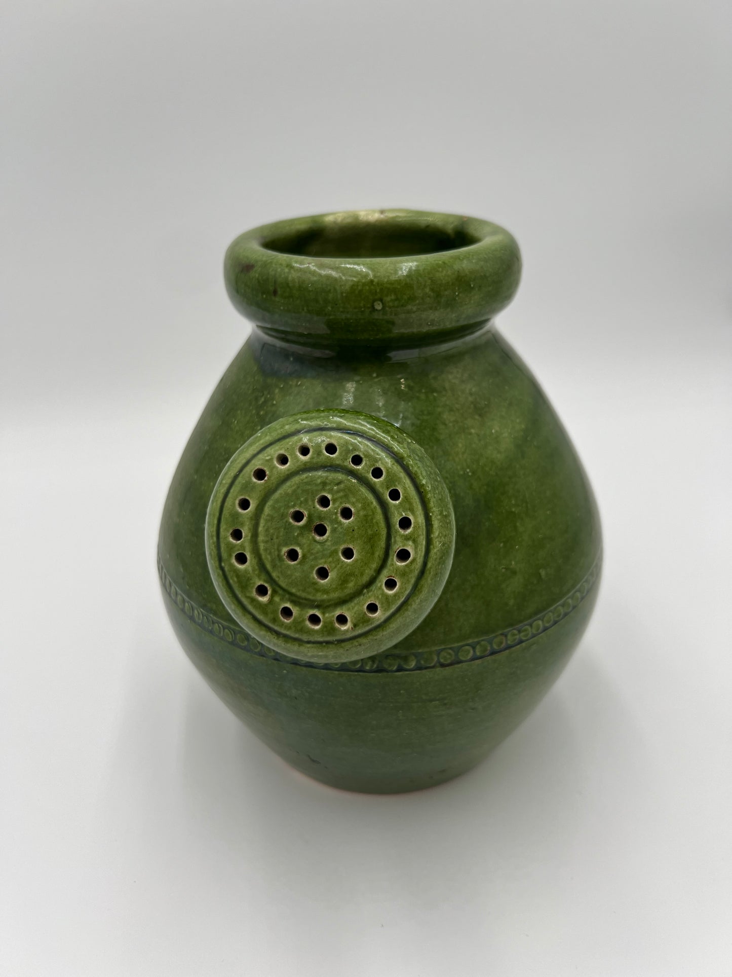 Portuguese Green Pottery Pitcher