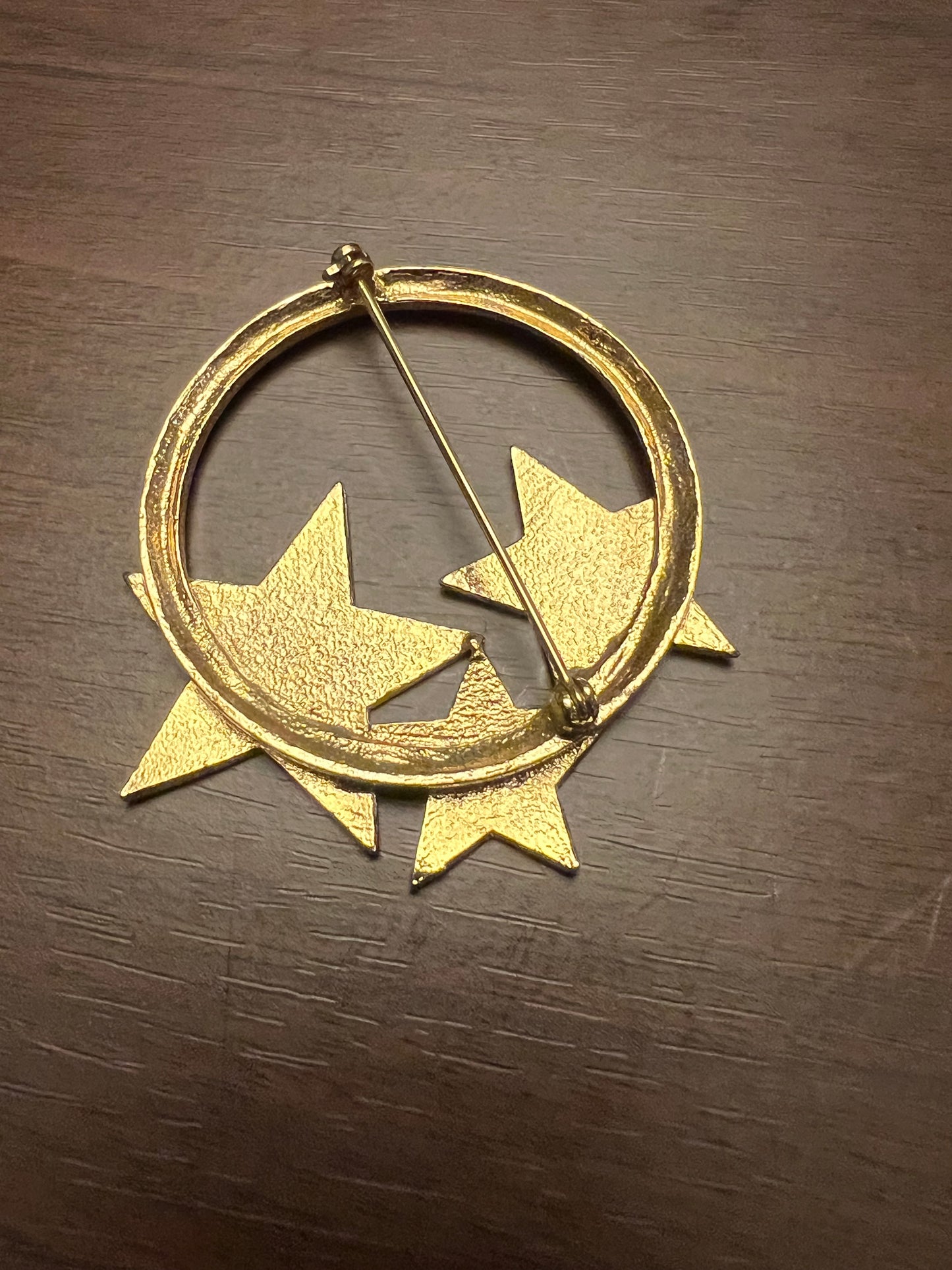 Gold-Toned Star Brooch