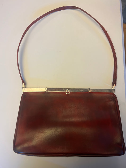 Ferragamo Leather Shoulder Bag