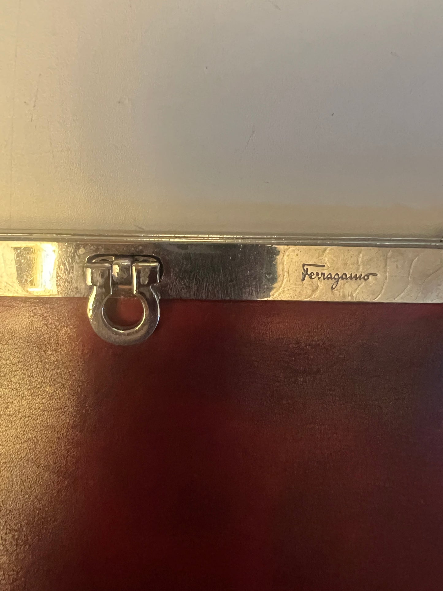 Ferragamo Leather Shoulder Bag