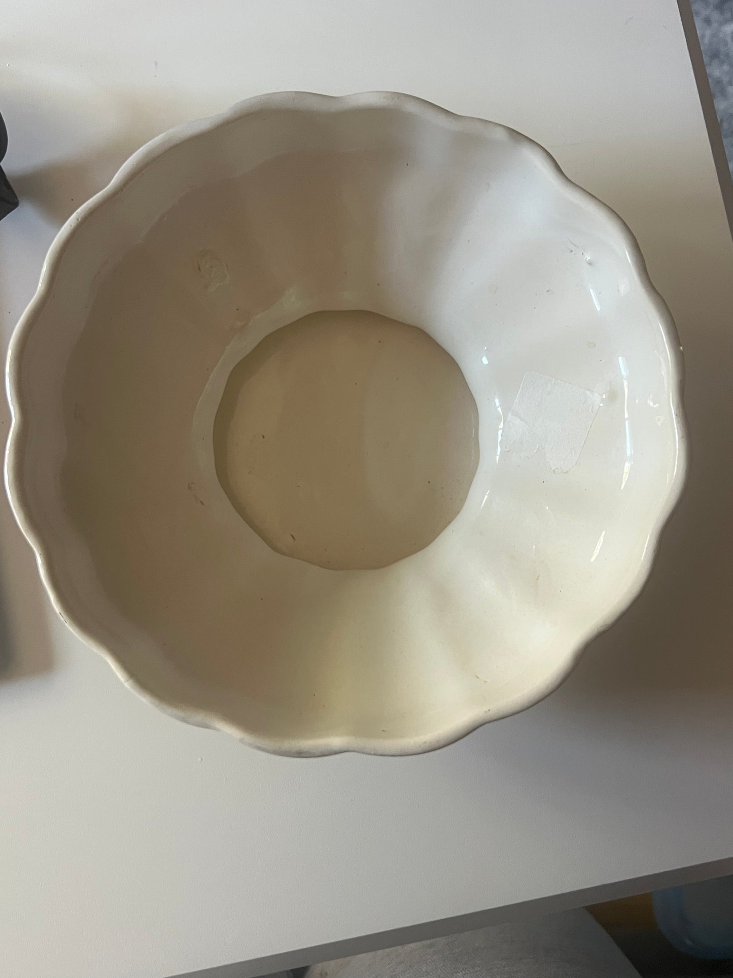 Vintage White Porcelain Planter
